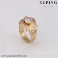 14685 Moda anel de jóias de luxo, mulheres como 18k ouro diamante zircão desenhos de anel de dedo de pedra